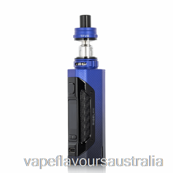Vape Nicotine Australia SMOK RIGEL Mini 80W Starter Kit Black Blue